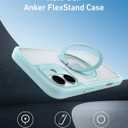 Anker Ultra Magnetic for iPhone Case with Sturdy 360 Ring Stand, Military-Grade Shockproof Kickstand Compatible with MagSafe (for iPhone 16 Plus, Green)