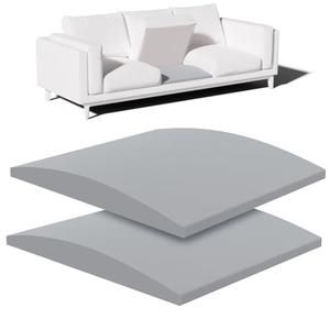 Foamagic Couch Cushion Support for Sagging Seat – 2 Pack 20x20x2 Inch Sofa Cushion Board Saver & Replacement Insert for Saggy Couch or Chair, Quick No-Tool Install with 40D High Density Foam