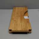 Squatty Potty Oslo Folding Bamboo Toilet Stool – 7 Inches, Collapsible Bathroom Stool for Kids and Adults – Brown, Portable and SpaceSaving 