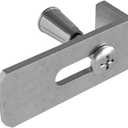 2 x Dowell Undermount Bathroom Sink Clips, Sink Brackets, Bathroom Sink Supports, Sink Clips - 6011-10 - 4 Clips/Screws/Anchors