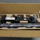 Amazon Basics Single Computer Monitor Stand with Tilt and Rotation, Height Adjustable VESA Desk Arm Mount, Steel, 30 inches, Black