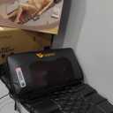 Massage Mat, Detachable Neck Massager, Full Body Vibration Heating, Massage Pad with 10 Vibrating Motors and 9 Speed Settings for Home Office Use, Gift for Men Women Parents Christmas,Black