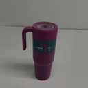 REDUCE Chiller Vacuum Insulated 40 oz Tumbler with Spill-Proof Silicone Straw - Sustainable Tritan Lid with Water Intake Markers - Soft Sit Base Travel Mug - Dishwasher Safe - Berry Bliss