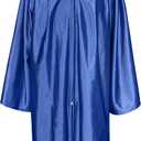 GradPlaza Shiny Kid Choir Robe Kindergarten Preschool Graduation Gown (36, Royal Blue)
