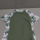 ADUKIDE Girls Rash Guard Swimsuit 2-Piece Bathing Suit UPF 50+ Summer Beach Swimwear Size 7-16T (9-10 Years, Green Coconut Tree)