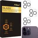 Ailun 3 Pack Camera Lens Protector for iPhone 16 Pro / 14 Pro & iPhone 16 Pro Max / 14 Pro Max,Tempered Glass,9H Hardness,Anti-Scratch,Case Friendly[Does not Affect Night Shots]