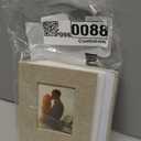 Vienrose Small Photo Album 4x6 holds 100 Photos 2 Pack, Mini Baby Photo Album Linen Cover for Gifts Wedding Family, Beige (4x6, 50 Pockets)