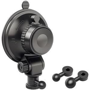Universal Suction Cup Mount for Garmin Dash Cam Mount,Small Adjustable Angle Reusable Windshield Ball Stand for Garmin Mini 2 Mount, Fit Dashcam 45/47/55/57/65W/67W/Mini 3/X110/X310/Live,etc