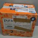 Pura Hypoallergenic Diapers Size 2 (7-13 lbs) Monthly Pack, Totally Chlorine Free, Wetness Indicator, Suitable for Sensitive Skin, Soft Organic Cotton Comfort, Overnight, 6 Packs of 29 (174 Diapers)