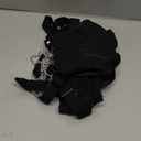 Lilosy Sexy Chain Strappy Garter Belt Women Lingerie Set Rave Outfits (Small, Black)