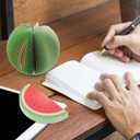 STOBOK Watermelon Notebook 5-Pack Portable Daily Planner Notepad with Tear-Off Pages for to-do Lists Schedule and Academic Use