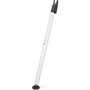 Sliding Glass Door Security Bar, Patio Door Barricade Security Bar, Apartment BarSliding Door Security Bar, Door Jammer, White, 1 Pack