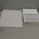 SEE SPRING 12 Pack Shoe Storage Box, Clear Plastic Stackable Shoe Organizer for Closet, Space Saving Foldable Shoe Rack Sneaker Container Bin Holder (Large Fit Size 9)