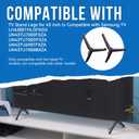 TV Stand Legs Only Compatible with Samsung TV UN43TU7000F,UN43TU700DF, BE43T(Left: BN96-50854A Right: BN96-50855A),Not Compatible with Other Models.Tv Stand Base for 43 inch TV