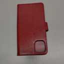 ZZXX for iPhone 11 Wallet Case with [RFID Blocking] Card Slot Kickstand Magnetic Closure Leather Flip Fold Protective Phone Case for iPhone 11 Case Wallet(Wine Red-6.1 inch)