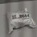 Pangda Concave Wall Door Bumper Stop Silver Stainless Steel Wall Door Bumper with 1-1/8 Inch Gray Round Rubber Protector Stops(Silver,10 Pieces)