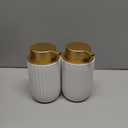 Ceramic Foaming Soap Dispenser, 12 oz Bathroom Foam Hand Soap Dispenser, Refillable Lotion Soap Dispenser with Removable Pump for Kitchen Hand Wash Dispenser, Modern Home Decor(2Pack-White)