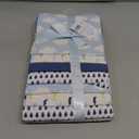 Luvable Friends Unisex Baby Cotton Flannel Receiving Blankets, Boy Clouds 7-Pack, One Size