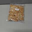 26 Pcs Gold Small Velvet Bows Decorations Vintage Christmas Ornaments for Christmas Tree Gift Wrapping Wreath Table Fireplace Garland and Xmas Party (Brown)