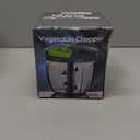 Cambom Manual Food Chopper Vegetable Cutter, Hand String Vegetable Chopper Onions Cutter for Vegetable Fruits Nuts BPA Free Food Safe Material, 900ml Grey