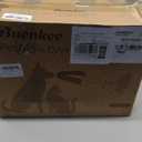 buenkee Dog Blow Dryer for Pet Grooming - Maximum 495ft/s High Velocity Pet Blow Dryer with Cool-Warm-Hot Cycle Mode, Adjustable Temp & Speed, Dog Dryer with 4 Nozzles and Up to 6.56ft Flexible Hose (White)