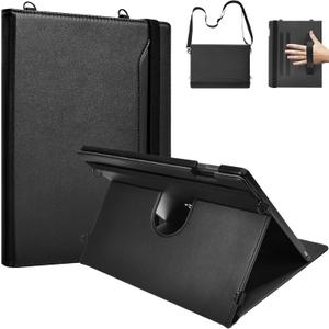 E NET-CASE Case for Remarkable 2 Tablet 10.3 inch (2020 Released) - New Upgraded Design 360 Degree Rotating Stand Cover for Remarkable 2 Digital Paper with Pencil Holder (Black)