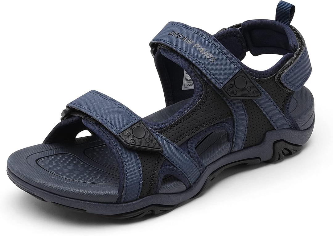 DREAM PAIRS Men's Sandals Hiking Water Beach Sport Outdoor Athletic Arch Support Summer Sandals, Size 10