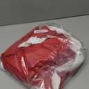 Adogirl Women 2 Piece Outfits Color Block Crop Blazer Mini Pleated Skirt Sets Matching Set Casual Business Skirt Suits (Small, Red)