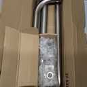 Nickel Wrap Around Curtain Rods 28 to 48":Blackout Adjustable Window Curtain Rod,Room Darkening Heavy Duty Curved French Metal Single Drapery Rods for Bedroom Kitchen Easy Install,Brushed Nickel