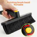 34" Extendable Ice Scraper and Snow Brush for Car Windshield, 360 Rotating (R002)