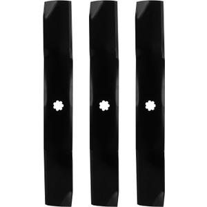 Lawn Mower Medium Lift Blades Replace for Craftsman John Deere 54 inch Deck GX21380 GY20679 GY20684 GY20686 D170 G110 190C LA150 3 Pack