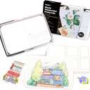 Funto 100% Cotton Watercolor Paper Postcards, 28 Blank Cards + 2 Stamp Sheets, 4x6, 140lb/300gsm, Cold Press, Acid-Free Heavyweight for Artists & Beginners