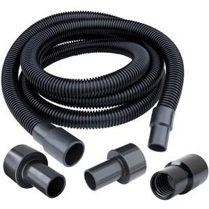 POWERTEC 70347 10 Ft. Dust Collection Hose Kit with 5 Fittings for Woodworking Power Tools Home and Wet/Dry Shop Vacuums