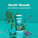 Toms of Maine North Woods Antiperspirant for Men and Women, No Artificial Fragrances, Dyes, or Preservatives, Baking Soda Free, 48-Hour Odor and Sweat Protection, 3.25 oz (2 Pack)
