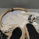 8 Pcs Pregnancy Announcement Set Pregnancy Reveal Ideas Include Felt Letter Round Board Kit Baby Bodysuit Booties Wood Blocks Wooden Signs for Coming Soon Baby Announcement(White)