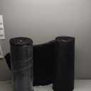 2 Pack Rubber Mulch Roll Mat for Landscaping Recycled Rubber Walkway Black Permanent Mulch Pathway Playground 8' x 2'