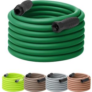 Flexzilla Colors SwivelGrip Garden Hose 5/8 in. x 75 ft., Lightweight All-Weather Water Hose, Durable and Flexible, Leak-Free Connections, Forest Green