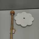 Mud Pie Paper Towel Holder, 13" x 6.5" Dia, White