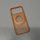  Magnetic 360° Ring Stand Case for iPhone 17 Pro Max, Protective Case Compatible with MagSafe (Orange, iPhone 17Pro Max)