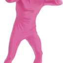 Men's and Women's Spandex Open Face Full Body Zentai Costume Bodysuit Halloween Cosplay Body Suit (Adults-MHeight:(63-67Inch), Hot Pink)
