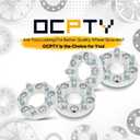 OCPTY 4 PCS 1" Wheel Spacers 5x4.5 to 5x110 Wheel Adapters 5x114.3 to 5x110 with 12x1.5 Studs fits for 1973-2021 for Honda Civic 1976-2021 for Honda for Accord 1992-2015 for Toyota for Camry