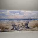 Beach Canvas Wall Art for Bedroom - Seascape Pictures Wall Art for Living Room - Bathroom Wall Art Decor Size 24" x 48"