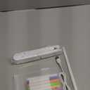 LED Note Board with Colors, Lighted Acrylic Dry Erase Board, Acrylic Message Board, Illuminated Note Board with Colors Notepad with Adjustable Stand and 7 Pens (7.97.9in)