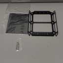 LCX Racing 1/10th RC Crawler Car Metal w/Carbon Fibre Luggage Tray Roof Rack for Traxxas TRX6 G63, Upgrades Parts Accessories