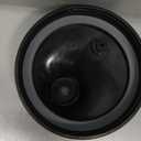 Jarware 82685 Black Wide Mouth Mason Jar Spout Lids, Set of 2