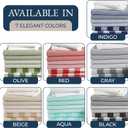LANE LINEN Flour Sack Dish Towels Set - 20 Pc Kitchen Towel Set with Pot Holders and Oven Mitts,100% Cotton Kitchen Towels, Absorbent Dish Towels: Indigo