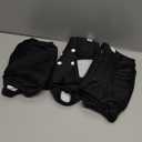 wegreeco Washable Female Dog Diapers Highly Absorbent Reusable Diapers for Dog in Heat Dog Period Diapers, 3 Pack (Black,Medium (Medium (12"-15" Waist))