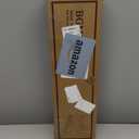 BGMG Wood Floating Shelves for Wall 24 inch Set of 2, Rustic Wooden Wall Mount Shelves for Bathroom Living Room Bedroom Kitchen Farmhouse -24x 6.7 x1.25 inch-Dark Walnut