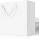 MOXARYSU White Gift Bags With Handles: 16x6x12 Inch 24pcs Extra Large White Paper Gags Bulk For Party Shopping Birthday Wedding