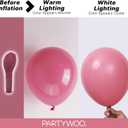 PartyWoo Mauve Balloons 140pcs Different Sizes of 18 12 10 5 Inch Dusty Pink Rose Blush Boho Netural Balloon Arch Kit Garland for Baby Shower Wedding Engagement Birthday Party Decorations Pink-F02